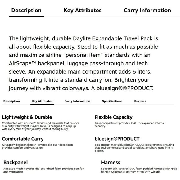 NWT Osprey Daylite 26L Backpack — Blue Spikemoss/Alkaline - Picture 6 of 9